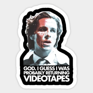 Patrick Bateman Sticker